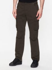 Volcano Spodnie materiałowe Hampter M07234-S23 Khaki Regular Fit. Brązowe spodnie materiałowe Volcano, m, bez wzorów, z bawełny. Za 249.99 zł.
