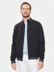 Bugatti Bluza 8750 55143A Granatowy Regular Fit. Niebieskie bluzy Bugatti, m, bez wzorów, z bawełny, bez kaptura. Za 319.99 zł.