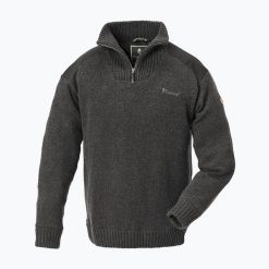 Sweter męski Pinewood Hurricane. Szare swetry nierozpinane Pinewood, m, bez wzorów, bez kołnierzyka, bez ramiączek. Za 549.99 zł.