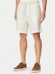 HUGO Szorty materiałowe Cino 262FW 50562792 Kremowy Straight Fit. Białe szorty Hugo, m, bez wzorów, z lyocellu. Za 449.99 zł.