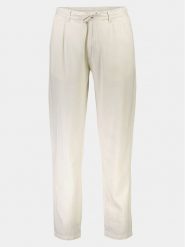Lindbergh Spodnie materiałowe 30-003020 Biały Relaxed Fit. Białe spodnie materiałowe Lindbergh, m, bez wzorów, ze lnu. Za 449.99 zł.