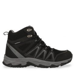 Trekkingi Whistler. Czarne buty trekkingowe WHISTLER, bez wzorów, bez zapięcia. Za 399.99 zł.