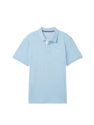 Męska Koszulka Polo Tom Tailor Basic Polo Washed Out Middle Blue 1031006 32245. Niebieskie koszulki polo Tom Tailor, m, bez wzorów, bez kołnierzyka, bez ramiączek. Za 69.99 zł.