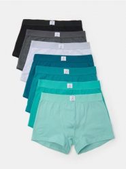 Bokserki 7 pack - zielony. Zielone bokserki Sinsay, l, bez wzorów. Za 59.99 zł.