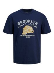 Jack & Jones Koszulka w kolorze granatowym rozmiar: M. Niebieskie bezrękawniki Jack & Jones, m, bez wzorów, z bawełny, bez kołnierzyka, bez ramiączek. Za 35.35 zł.