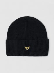 PME Legend Czapka beanie w kolorze czarnym rozmiar: onesize. Czarne czapki zimowe PME Legend, bez wzorów, z materiału. Za 118.56 zł.