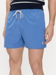 Polo Ralph Lauren Szorty kąpielowe 710910260012 Niebieski Slim Fit. Niebieskie kąpielówki Polo Ralph Lauren, m, bez wzorów, z syntetyku. Za 739.99 zł.