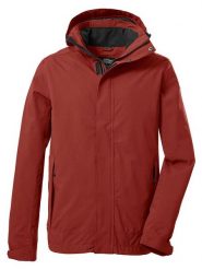 Killtec Kurtka funkcyjna "KOS 87" w kolorze ceglanym rozmiar: XL. Czerwone kurtki outdoor i hardshell KILLTEC, m, bez wzorów, bez kaptura. Za 228.95 zł.