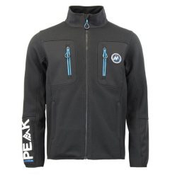 Polar z wstawkami z softshellu Peak Mountain Candy. Czarne bluzy z polaru Peak Mountain, na jesień, m, bez wzorów, z polaru, bez kaptura. W wyprzedaży za 315.00 zł.