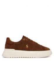 Polo Ralph Lauren Sneakersy Rlite Court 809P15729003 Brązowy jasny. Brązowe buty sportowe casual Polo Ralph Lauren, bez wzorów, ze skóry, bez zapięcia. Za 689.99 zł.