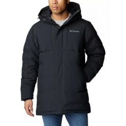 Kurtka puchowa męska Columbia Aldercrest Down. Czarne kurtki narciarskie i snowboardowe Columbia, m, bez wzorów, z puchu, narciarskie. W wyprzedaży za 1,299.00 zł.