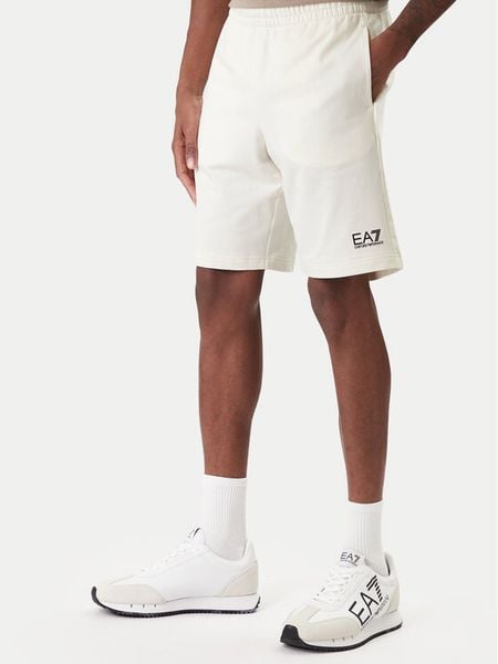 EA7 Emporio Armani Szorty sportowe 8NPS65 PJVRZ U0004 Écru Regular Fit. Krótkie spodenki sportowe EA7 Emporio Armani, m, bez wzorów, z bawełny. Za 359.99 zł.