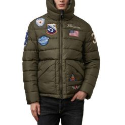 Kurtka BLAUER ACADEMY CLOVER Zielony. Zielone kurtki Blauer, bez wzorów, z tkaniny, bez kaptura. Za 1,170.99 zł.