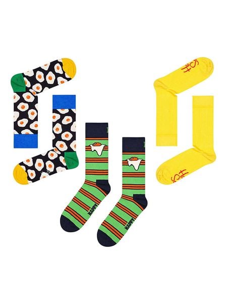 Happy Socks Skarpety (3 pary) ze wzorem rozmiar: 36-40. Skarpety Happy Socks, bez wzorów. Za 73.99 zł.