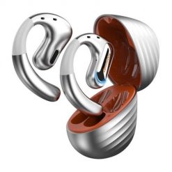 Słuchawki bezprzewodowe OWS OneOdio OpenRock Pro (srebrny). Szare słuchawki do biegania ONEODIO. Za 343.99 zł.