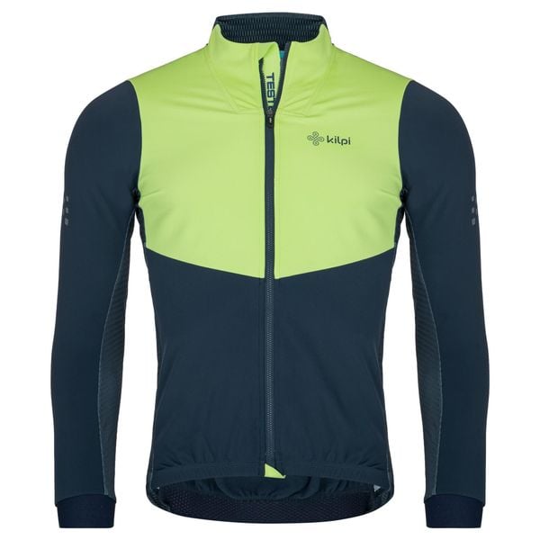 Koszulka kolarska z długim rękawem Kilpi Moveto. Niebieskie bluzy Kilpi, na zimę, xs, bez wzorów, z nylonu, bez kaptura. Za 318.77 zł.