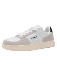 Kangaroos Sneakersy "K-Nat Harper" w kolorze biało-beżowym rozmiar: 41. Białe buty sportowe casual Kangaroos, bez wzorów, z okrągłym noskiem, bez zapięcia. Za 108.49 zł.