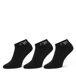 Skarpety krótkie EA7 Emporio Armani. Czarne skarpety EA7 Emporio Armani, bez wzorów. Za 104.99 zł.