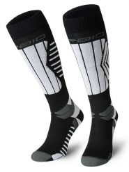 Spaio Podkolanówki narciarskie "Play" w kolorze czarno-szaro-białym rozmiar: 38-40. Białe skarpety Spaio, bez wzorów. Za 78.99 zł.