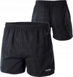 Spodenki szybkoschnące dla mężczyzn Matt. Czarne krótkie spodenki sportowe Hi-tec, l, bez wzorów, z dzianiny. Za 44.99 zł.