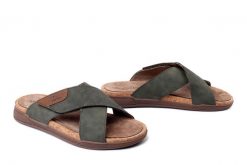 RIEKER 27070-54 green, klapki męskie. Zielone klapki Rieker. Za 339.90 zł.