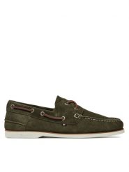 Tommy Hilfiger Półbuty Th Boat Shoe Core Suede FM0FM05387 Zielony. Zielone eleganckie półbuty Tommy Hilfiger, bez wzorów, ze skóry, bez obcasa, bez zapięcia. Za 369.99 zł.