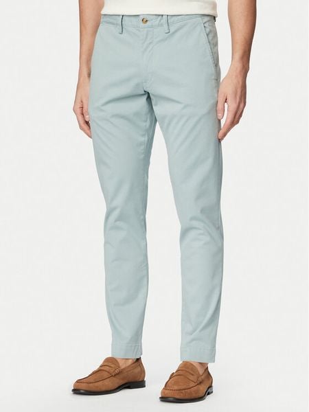 Polo Ralph Lauren Chinosy 710704176112 Zielony jasny Slim Fit. Zielone eleganckie spodnie Polo Ralph Lauren, m, z bawełny. Za 588.99 zł.