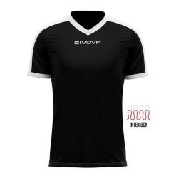 Koszulka piłkarska dla dorosłych Givova Revolution Interlock. Białe t-shirty sportowe Givova, bez wzorów, bez ramiączek, do biegania. Za 32.49 zł.