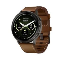 Zegarek inteligentny Garmin Venu 4 AMOLED 1,4 cala 45 mm. Brązowe, cyfrowe zegarki GARMIN, ze stali. Za 2,763.35 zł.