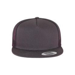 Czapka Flexfit Classique Trucker. Brązowe czapki z daszkiem FLEXFIT, bez wzorów. Za 86.50 zł.