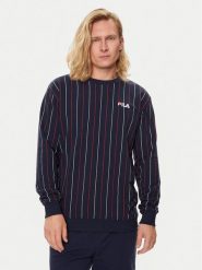 Fila Bluza FAM0656 Granatowy Regular Fit. Niebieskie bluzy Fila, m, bez wzorów, z bawełny, bez kaptura. Za 269.99 zł.