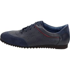 Granatowe POLSKIE półbuty męskie, buty NIK 894. Eleganckie półbuty Nik. W wyprzedaży za 189.00 zł.