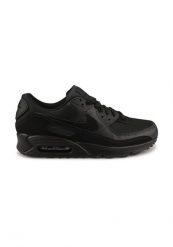 Buty do chodzenia męskie Nike Air Max 90. Czarne buty turystyczne Nike, bez wzorów, z materiału, bez zapięcia, trekkingowe, nike air max. Za 1,187.00 zł.