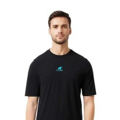Koszulka sportowa Performance męska. Czarne t-shirty sportowe FJORK MERINO, bez wzorów, z elastanu, bez ramiączek, trekkingowe. Za 399.00 zł.