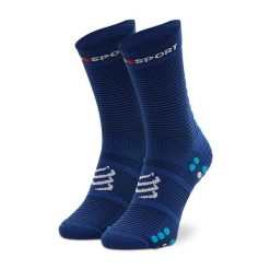 Skarpety wysokie unisex Compressport. Niebieskie skarpety Compressport, bez wzorów. Za 89.99 zł.