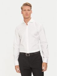 Boss Koszula 50491976 Biały Slim Fit. Białe koszule Boss, m, bez wzorów, z bawełny, bez kołnierzyka, bez ramiączek. Za 269.99 zł.