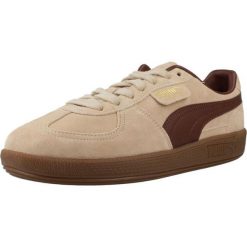 Buty PUMA YELLOW PALERMO Beżowy. Brązowe buty trekkingowe Puma, bez wzorów, ze skóry, bez zapięcia, trekkingowe. Za 330.99 zł.