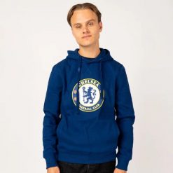 Chelsea bluza z kapturem dla dorośli. Niebieskie bluzy z kapturem CHELSEA, m, bez wzorów, z bawełny, z kapturem. Za 189.99 zł.