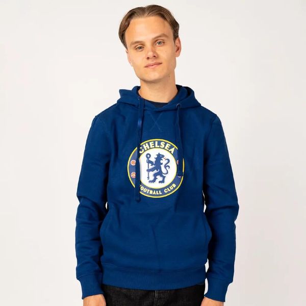 Chelsea bluza z kapturem dla dorośli. Niebieskie bluzy z kapturem CHELSEA, m, bez wzorów, z bawełny, z kapturem. Za 189.99 zł.