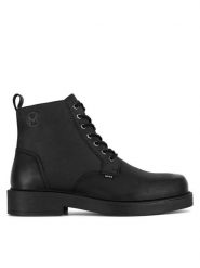 MEXX Trzewiki MW-2401-02 MI08 Czarny. Czarne botki sznurowane Mexx, bez wzorów, z nubiku, bez obcasa, bez zapięcia. Za 227.99 zł.
