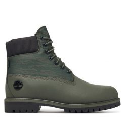 Trapery Timberland. Zielone trapery Timberland, bez zapięcia. Za 849.99 zł.