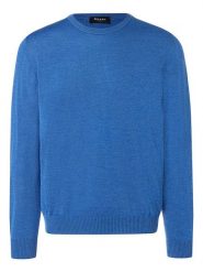 Maerz Muenchen Wełniany sweter w kolorze niebieskim rozmiar: 56. Niebieskie swetry nierozpinane Maerz Muenchen, bez wzorów, z wełny, bez kołnierzyka, bez ramiączek. Za 217.99 zł.