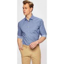 Tommy Hilfiger Tailored - Koszula. Niebieskie koszule Tommy Hilfiger Tailored, bez wzorów, z bawełny, bez kołnierzyka, bez ramiączek. W wyprzedaży za 219.90 zł.
