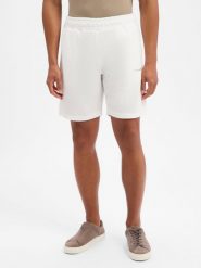 PEGADOR szorty dresowe Mężczyźni Sztuczne włókno biały, S. Białe krótkie spodenki sportowe PEGADOR, m, bez wzorów, z dresówki. Za 249.95 zł.