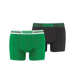 Bokserki męskie Puma LOGO 2-PAK. Szare bielizna termoaktywna Puma, m, bez wzorów, bez ramiączek. Za 83.99 zł.