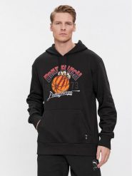 Puma Bluza Graphic Booster 624812 Czarny Regular Fit. Czarne bluzy Puma, m, bez wzorów, z bawełny, bez kaptura. Za 179.99 zł.
