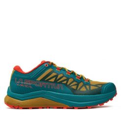Buty do biegania La Sportiva. Zielone buty do biegania La Sportiva, bez wzorów, bez zapięcia, do biegania. Za 489.99 zł.