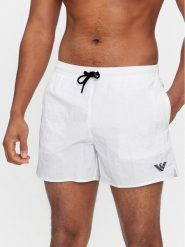 Emporio Armani Underwear Szorty kąpielowe 211756 4R422 00010 Biały Regular Fit. Białe kąpielówki Emporio Armani Underwear, m, bez wzorów, z syntetyku. Za 269.99 zł.