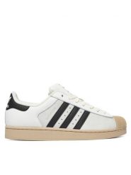 Adidas Sneakersy Superstar II KJ9947 Kremowy. Białe buty sportowe casual Adidas, bez wzorów, ze skóry, bez zapięcia. Za 529.99 zł.