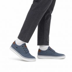 Buty męskie trampki sportowe Wrangler CALYPSO DERBY C MEN LOW. Niebieskie trampki Wrangler, m, bez wzorów, bez zapięcia. Za 179.00 zł.